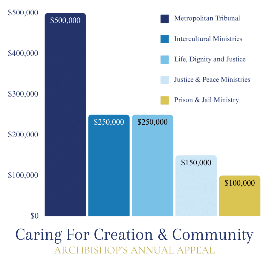 Bar Chart of Annual Appeal for Creation and Community