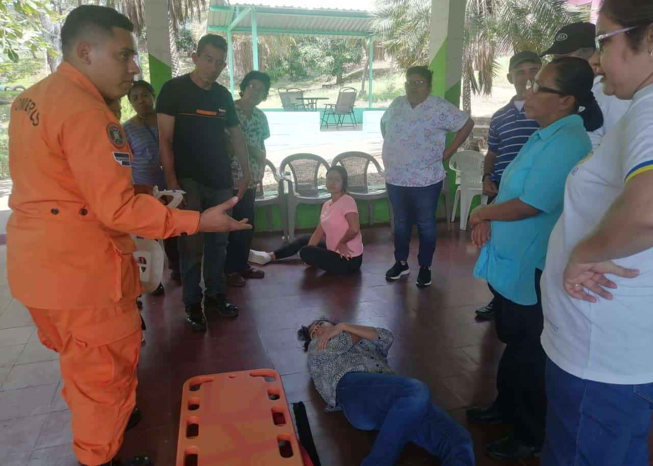 COAR Staff And Residents Receiving Emergency Preparedness Training