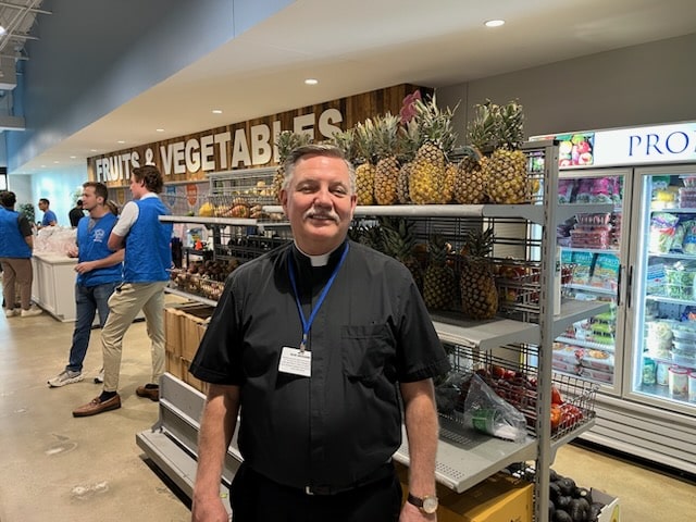 Deacon Tim Tye at Saint Vincent de Paul Georgia Client-Choice Food Pantry