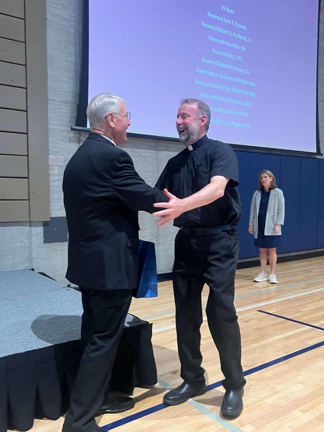 Archbishop Hartmayer with Fr. Kevin Hargaden