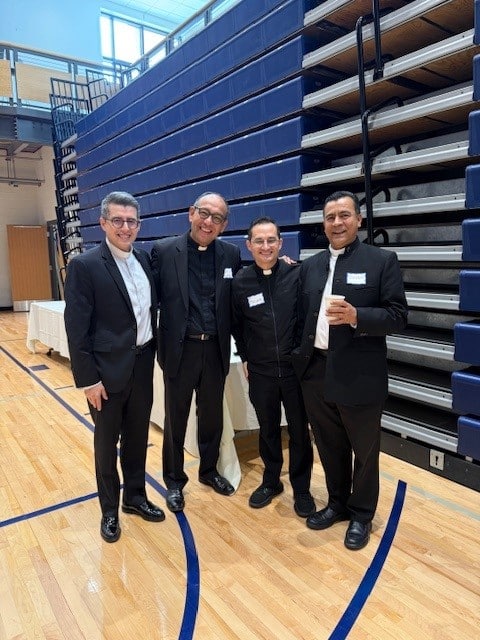 Fr. Juan Carlos Villota Viteri, Fr. Pedro Poloche, STL, JCL, Fr. Miller Gomez Ruiz, Fr. Jose Duvan Gonzalez