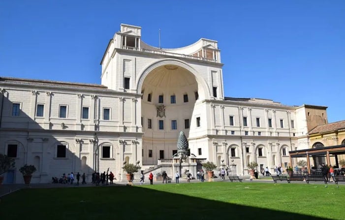 Bramante Courtyard Restored Close Up