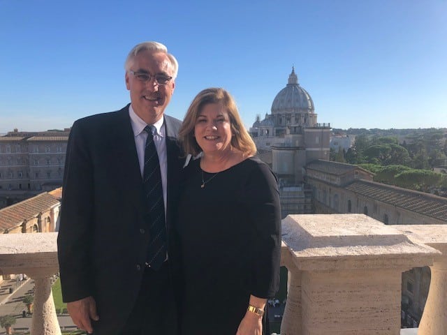 Neil And Carolyn Johnson Visiting Rome