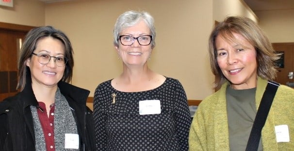 Frances Smit, Donna Brisse, And Another Magnificat Attendee
